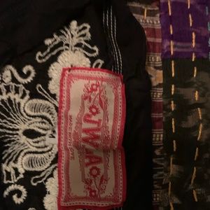 Johnny Was Black Dress with Embroidery